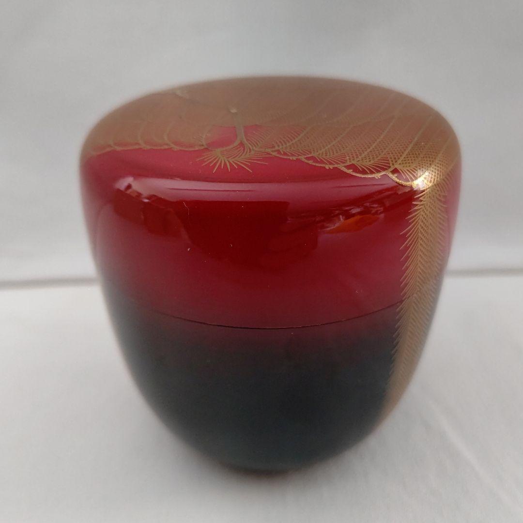 柳 蒔絵 棗 細井正峰(正雄)作 茶道具