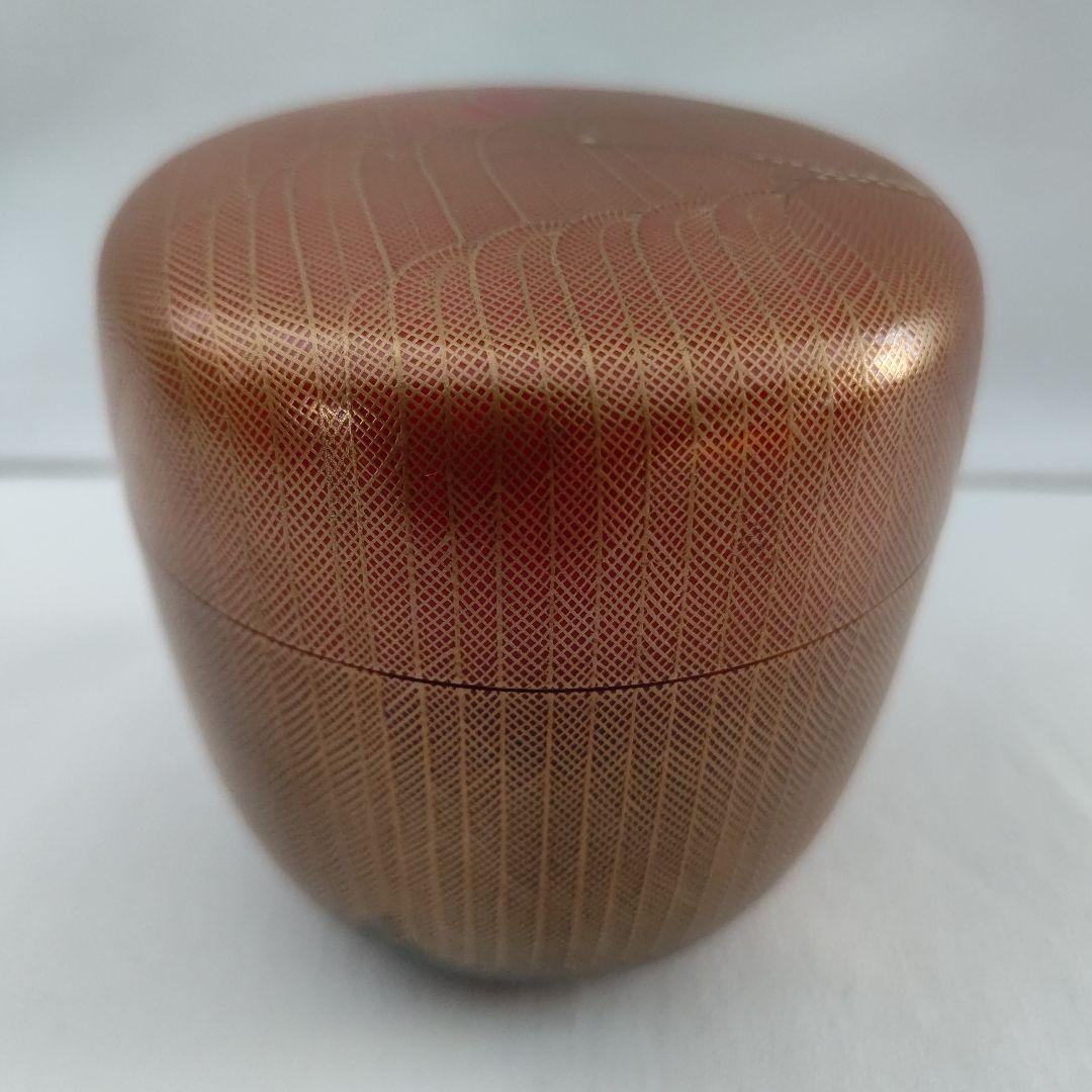 柳 蒔絵 棗 細井正峰(正雄)作 茶道具