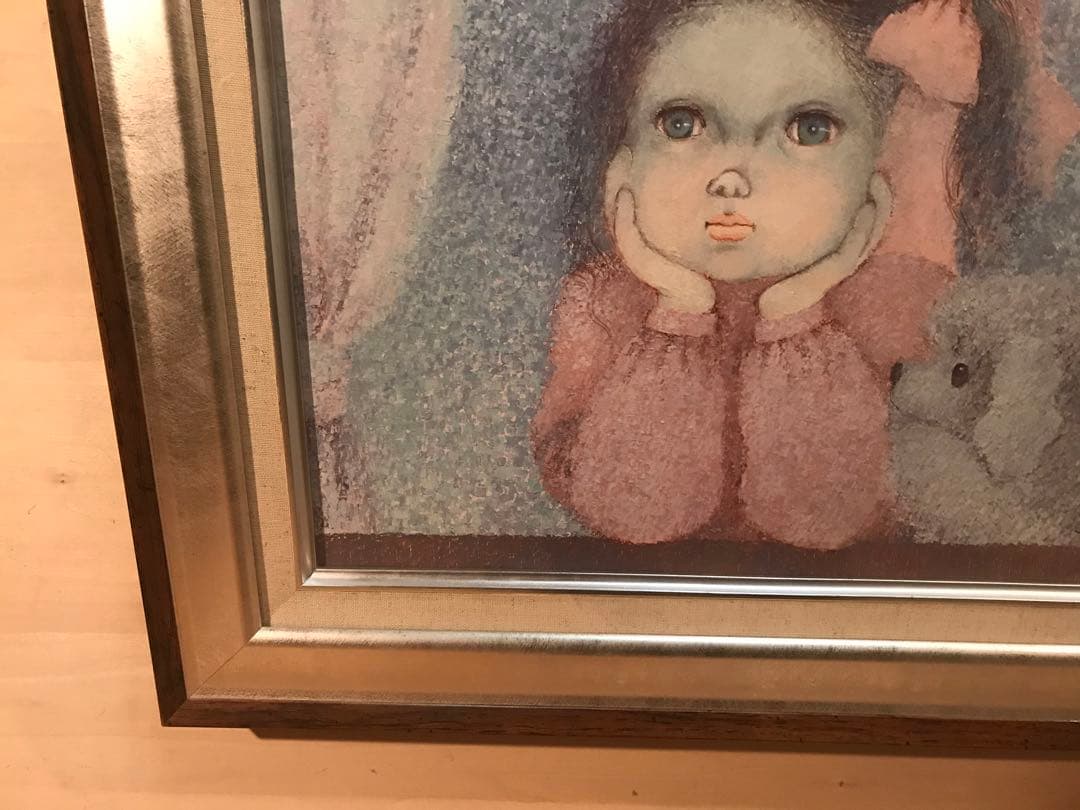 はしぐちみよこ　「窓」　油彩Ｆ６号　画面右下・キャンバス裏に直筆サイン有り