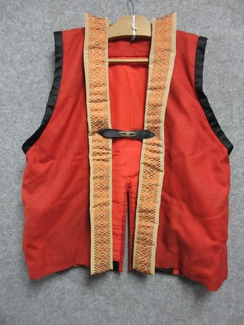 アンティーク帆船図陣羽織 [B25190]