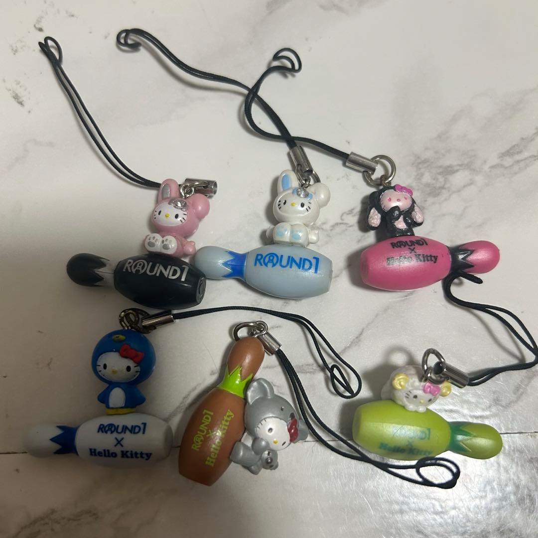 ハローキティ ROUND1 コラボ 日焼けキティ・シークレット他　レア　平成
