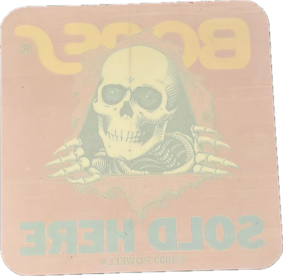 Powell Peralta Bones 80年代 ヴィンテージ ステッカー