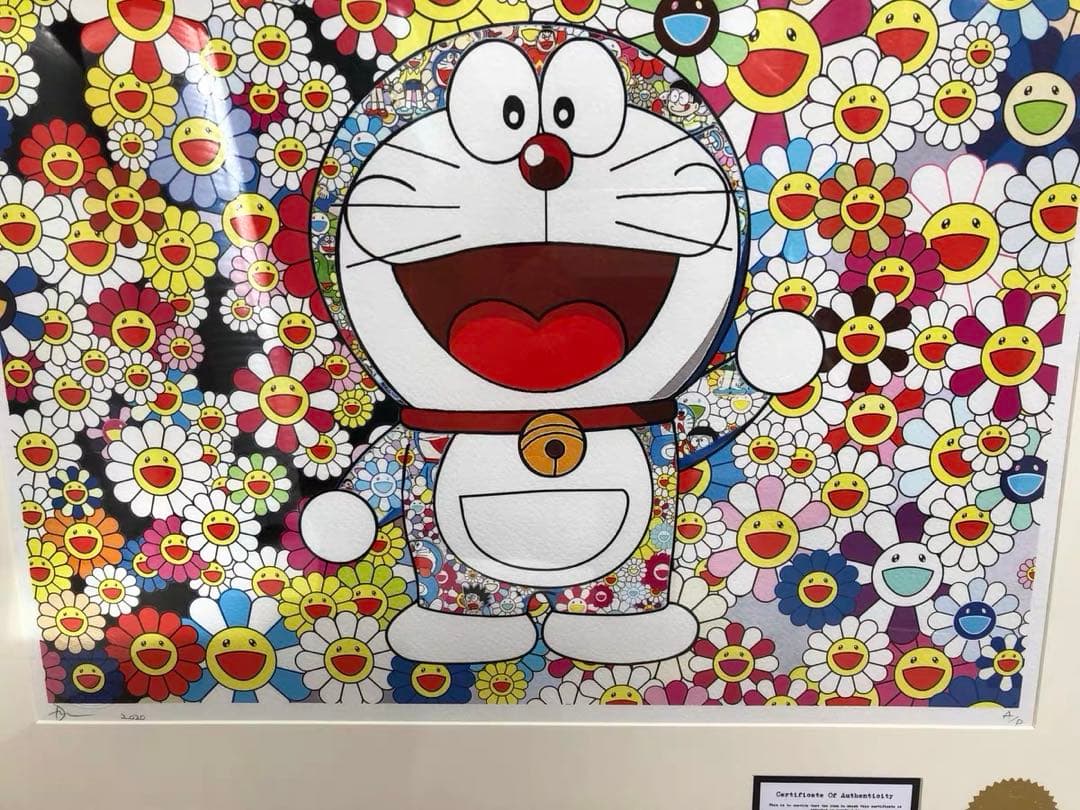 DEATH NYC 現代アートポスター　村上隆　ドラえもん