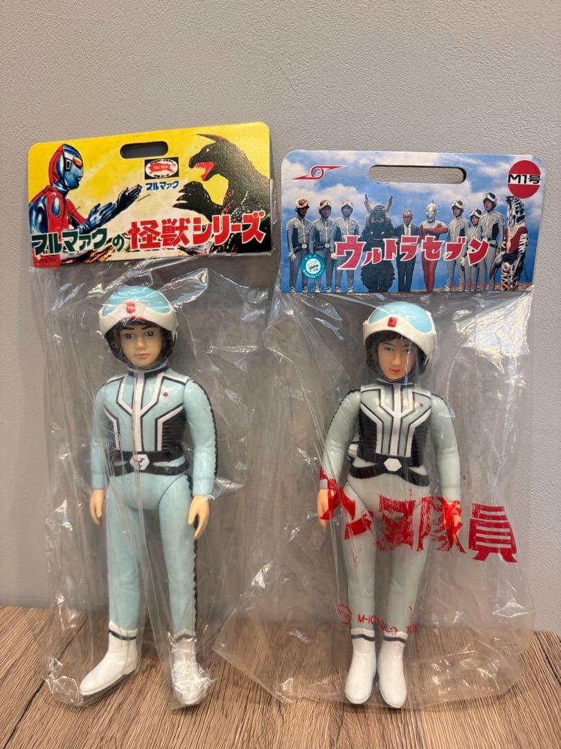 ウルトラ警備隊&アンヌ隊員　ソフビ