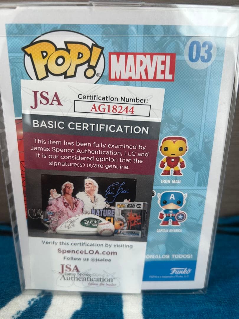 FUNKO スパイダーマン 直筆　サイン アンドリュー ガーフィールド マーベル