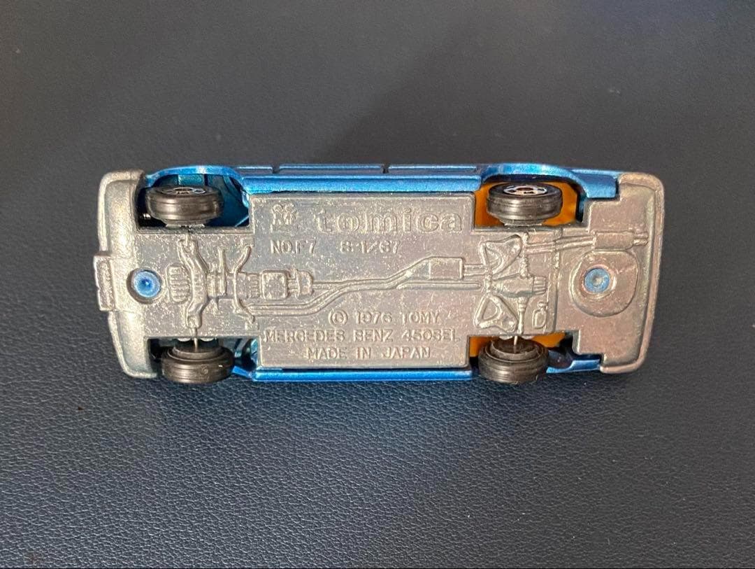 【日本製】 青箱トミカ　ロールスロイス　ベンツ450SEL　まとめ２台