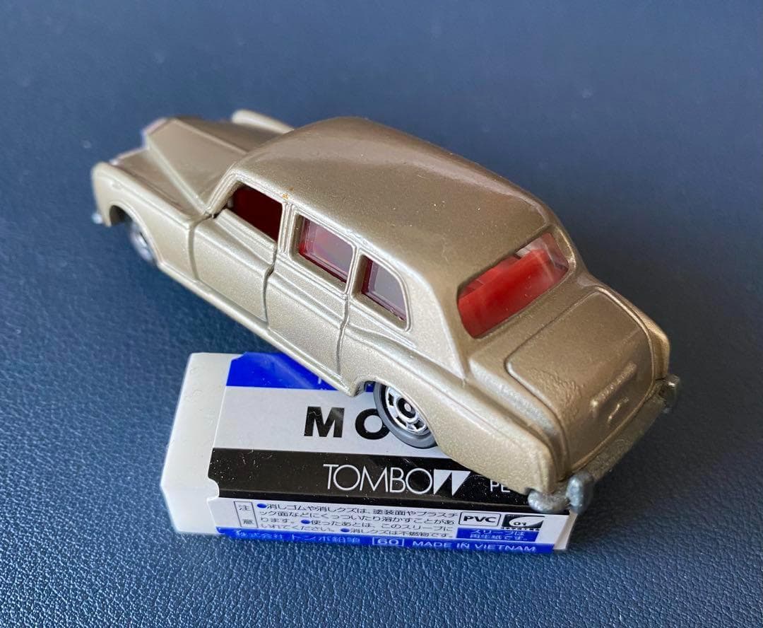 【日本製】 青箱トミカ　ロールスロイス　ベンツ450SEL　まとめ２台