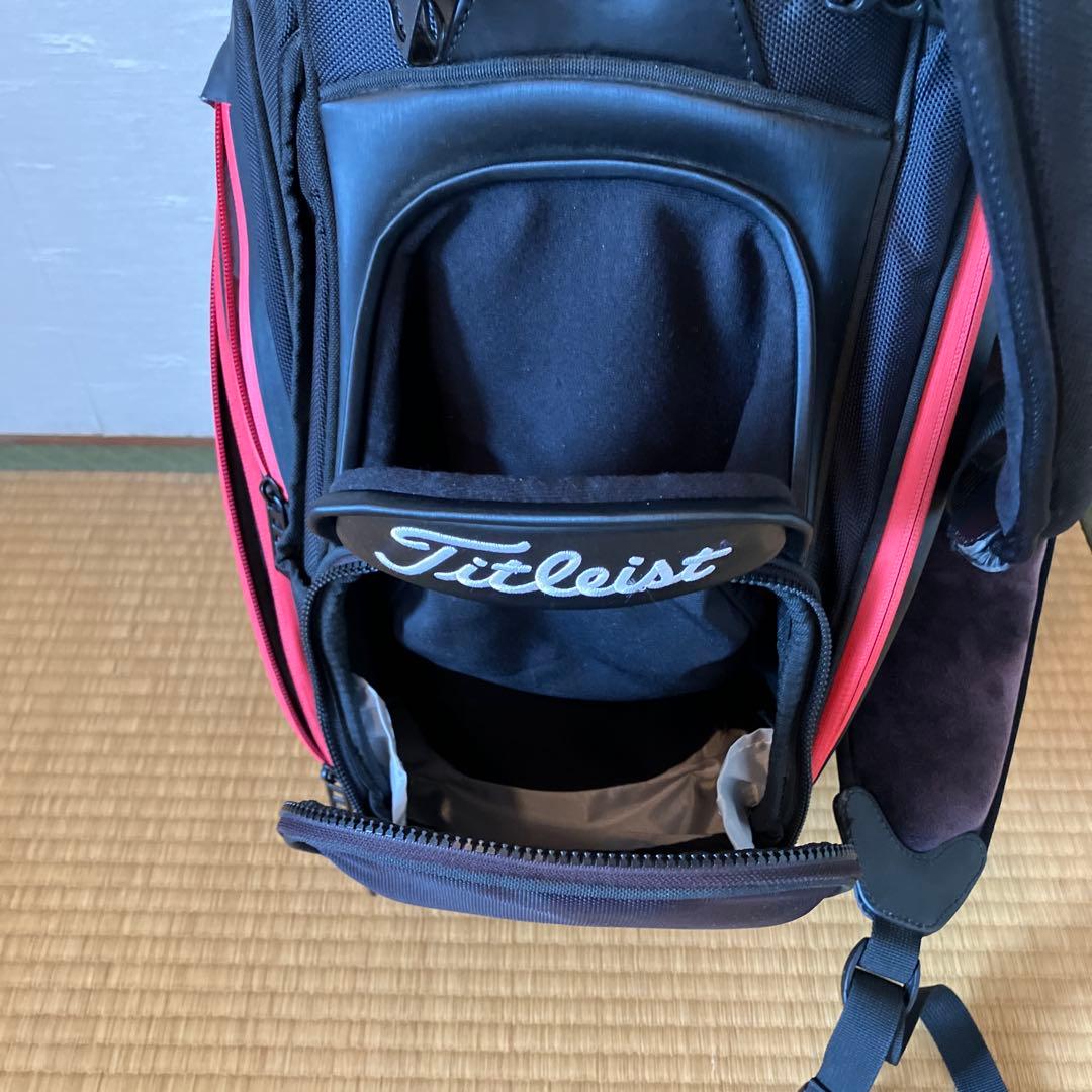 Titleist キャディバッグ ブラック/レッド