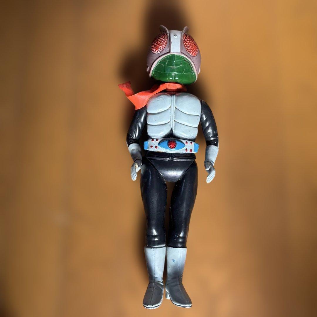 昭和レトロ 仮面ライダー1号 面トレソフビ