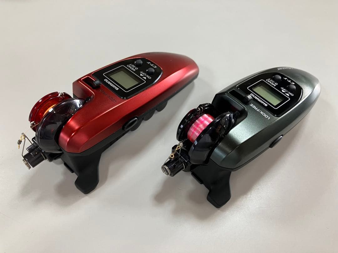 美品　ワカサギ電動リール　シマノレイクマスターCT-T 2台セット
