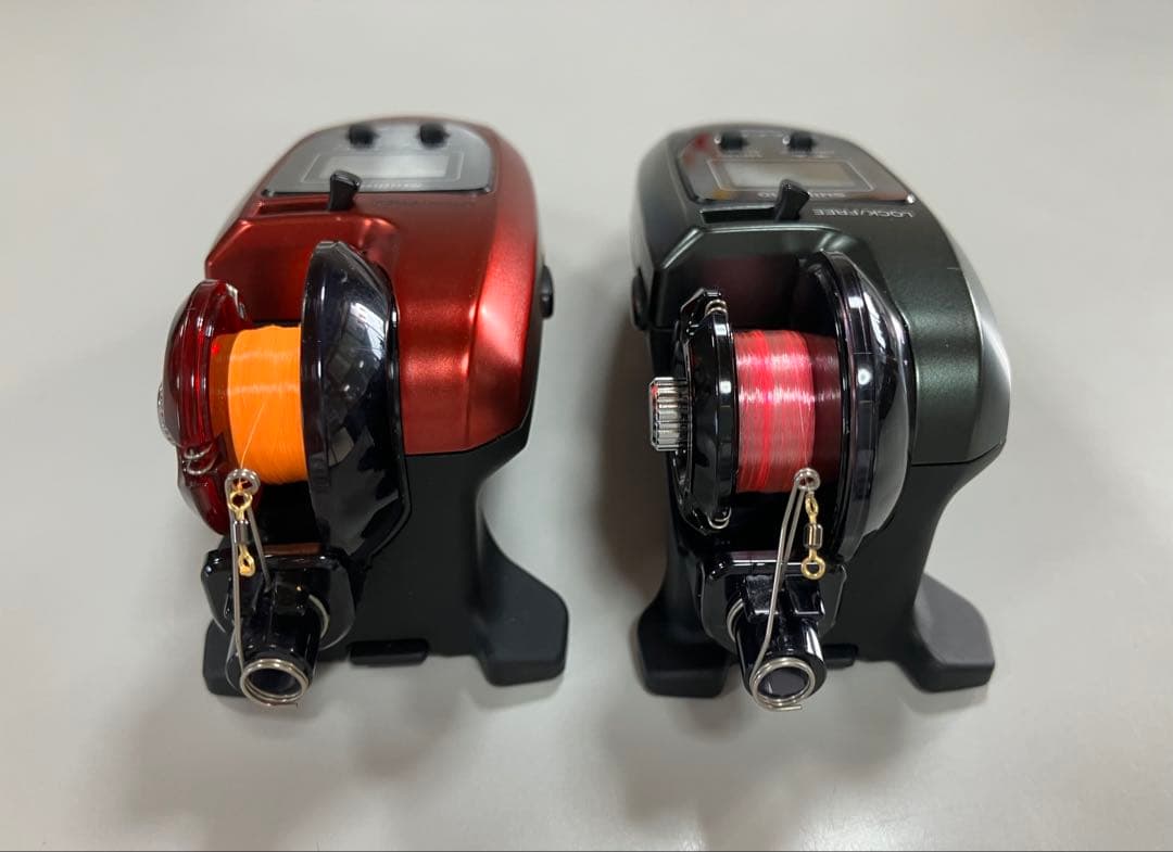 美品　ワカサギ電動リール　シマノレイクマスターCT-T 2台セット