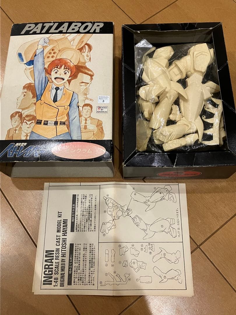 海洋堂 パトレイバー イングラム ガレージキット 1/48 速水仁司氏原型