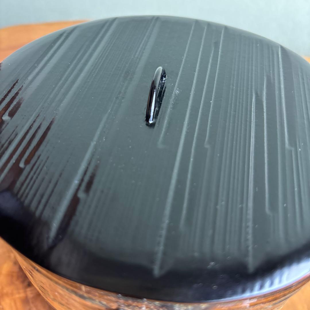 高取焼 亀井楽山 管耳水指 茶道具 共箱【28万円購入】