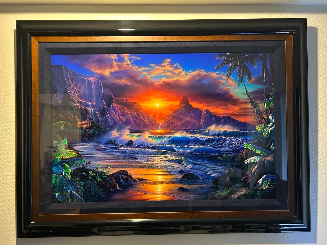 エスケープ Escape ラッセン Lサイズ 版画 真作保証 美品