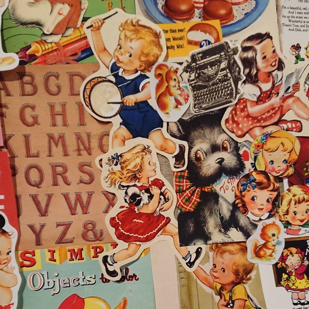 アルバムスクラップ、ジャンクジャーナル、おすそ分けファイル素材☆No.313