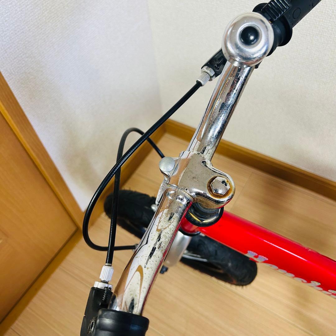 へんしんバイク12インチ レッド　赤 タイヤ溝たっぷり！