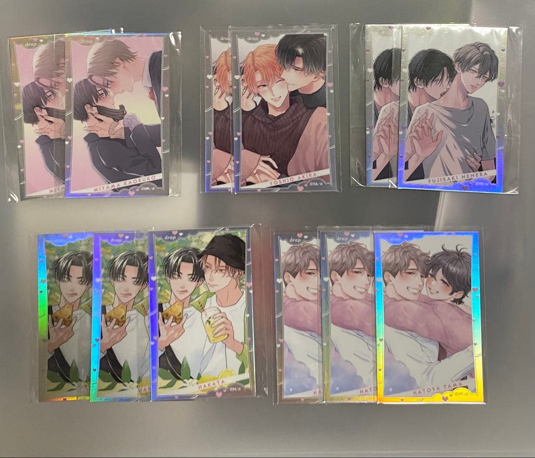 ゆいつ　フェロウメロウ　直筆サイン　ブロマイド アニバ　カフェ　スマイルベース