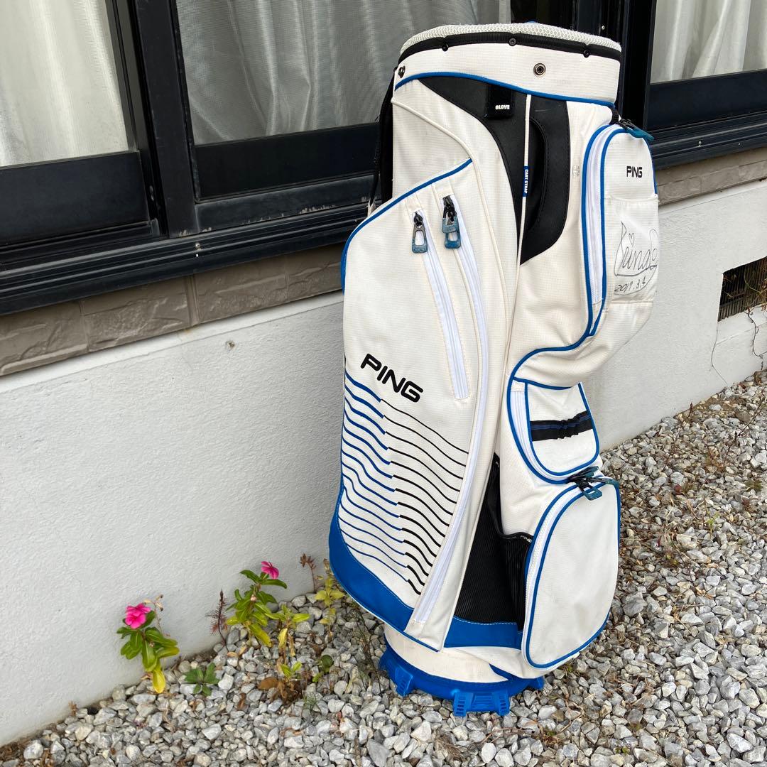 PING ゴルフバッグ ストライプデザイン