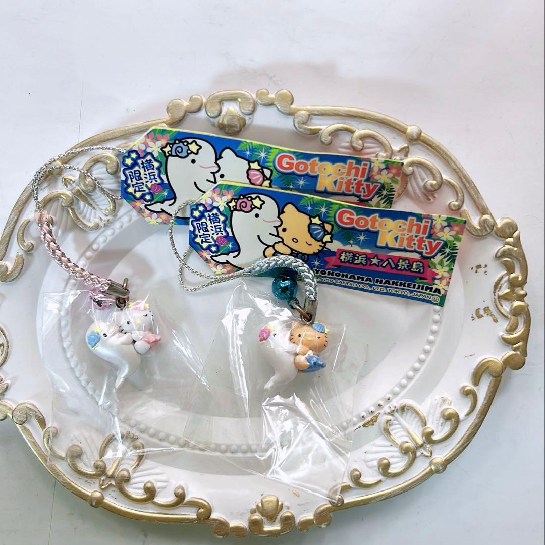 ［新品］ご当地キティ　根付け　横浜　八景島