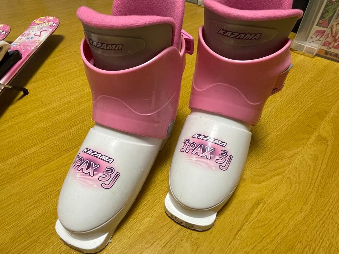 子ども用スキーセット ピンク KAZAMA