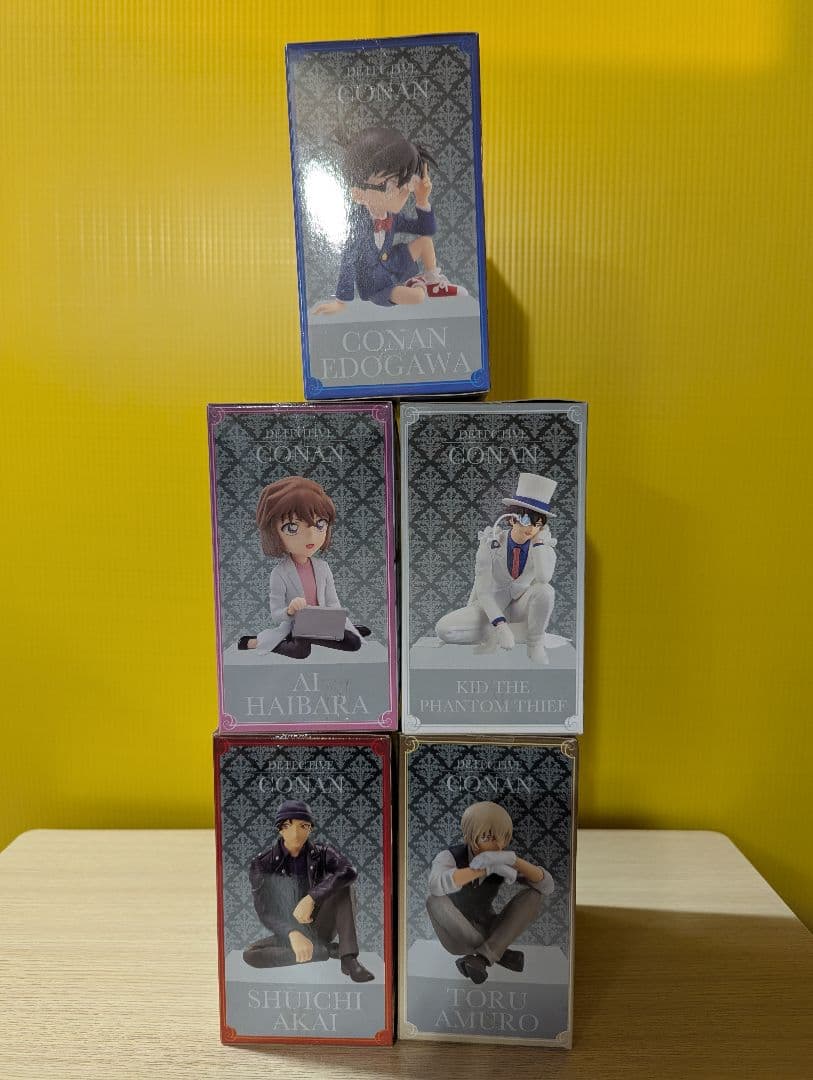ちょこのせプレミアムフィギュア 名探偵コナン５種まとめ売り