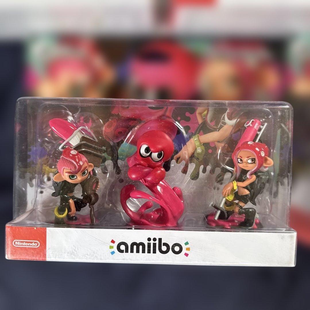 amiibo タコ トリプルセット 5セット 海外版 新品未開封