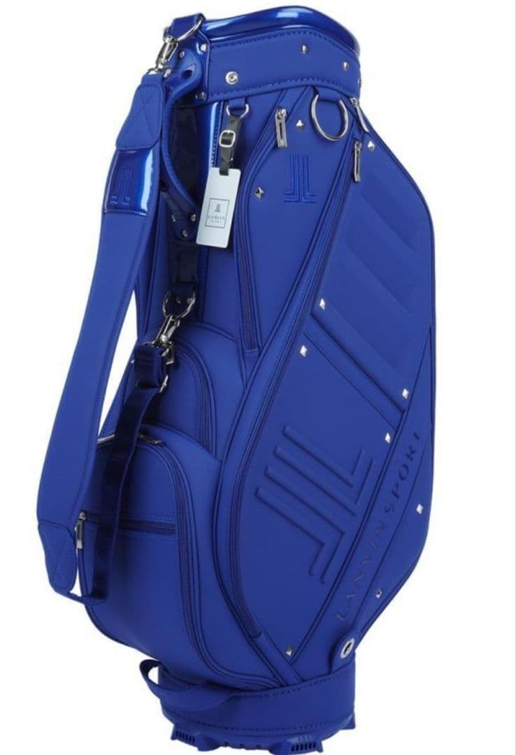 希少ロイヤルブルー キャディバッグ LANVIN SPORT ランバンスポール