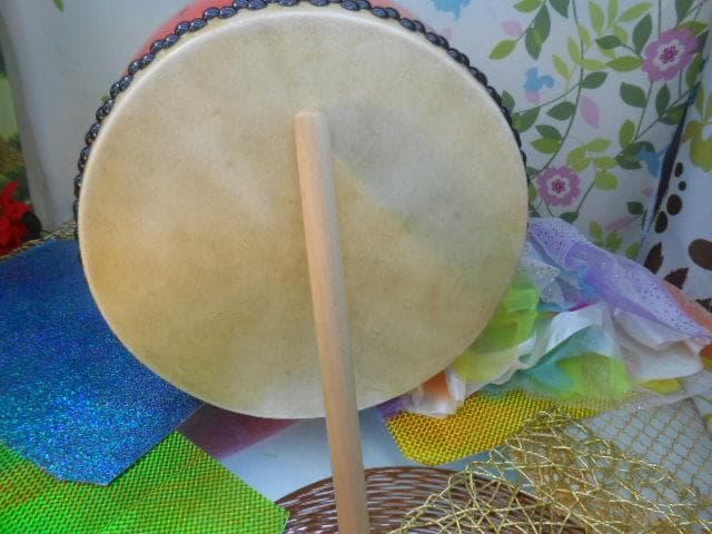 限定新品未使用(送料無料)24.980円エイサー大太鼓36*40cm バチ付き