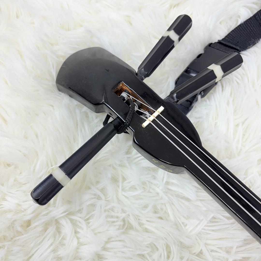 沖縄三線 ベルト付き 人工皮 蛇柄 和楽器 伝統