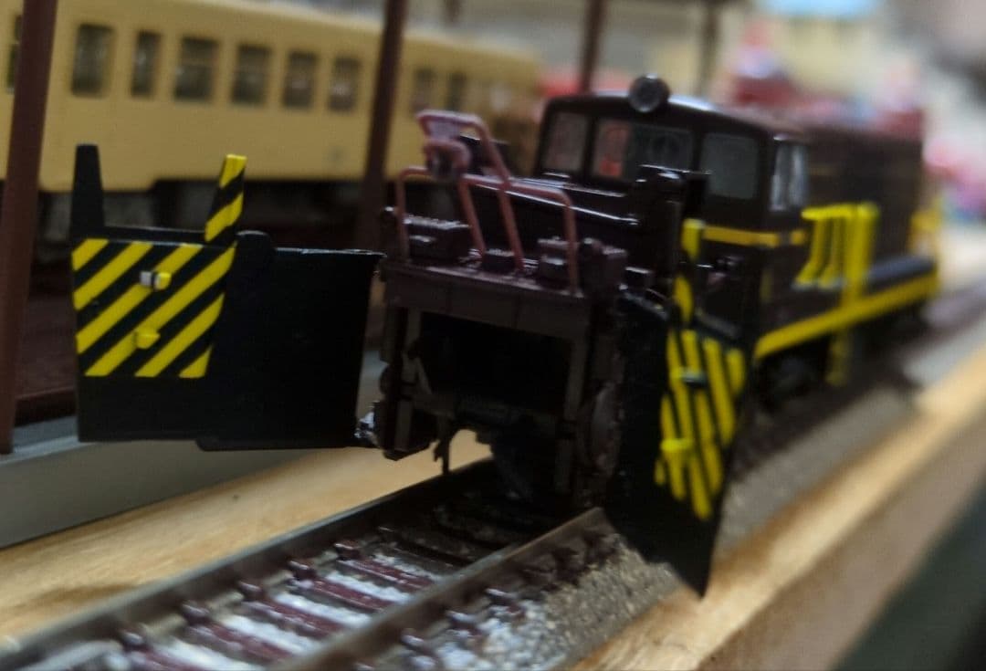 鉄道模型 国鉄DD14 3 茶色 除雪機関車