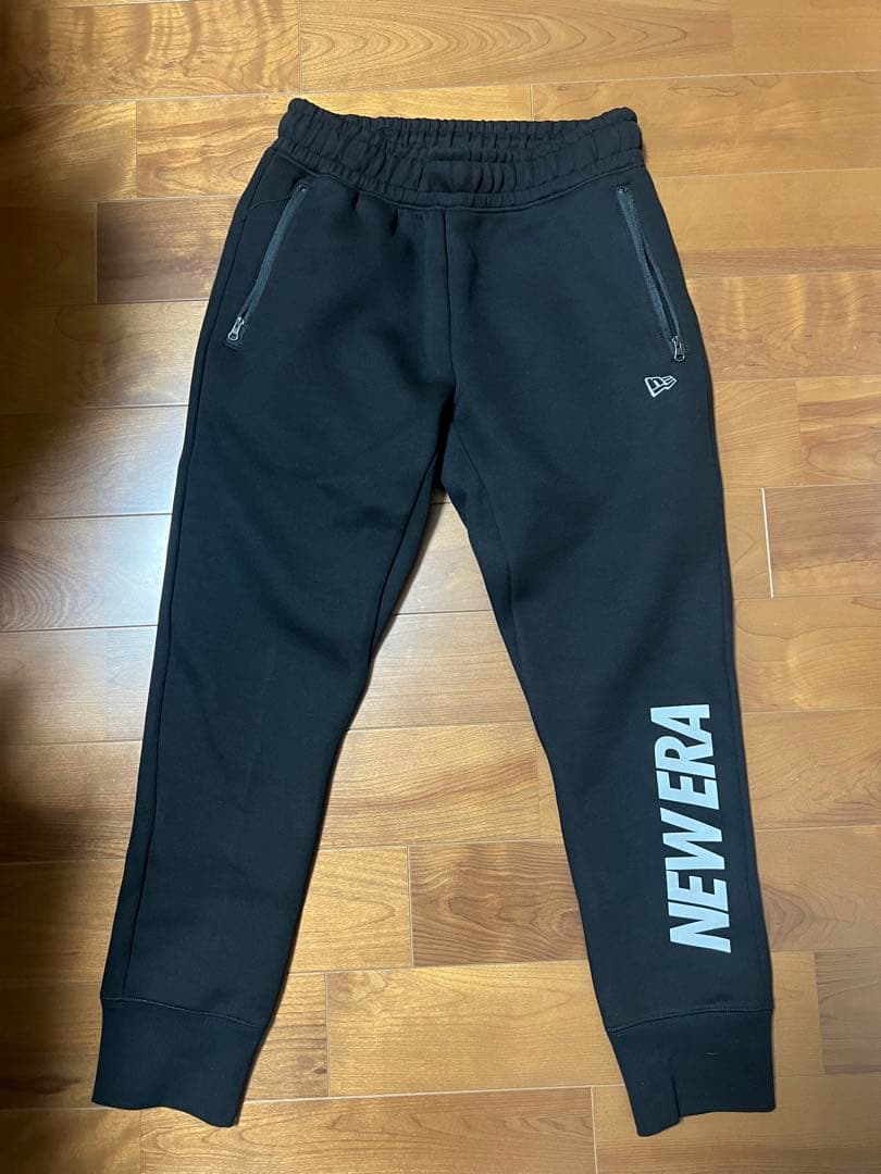 ニューエラ スウェット 上下 メンズ テック フード付き 保温 黒