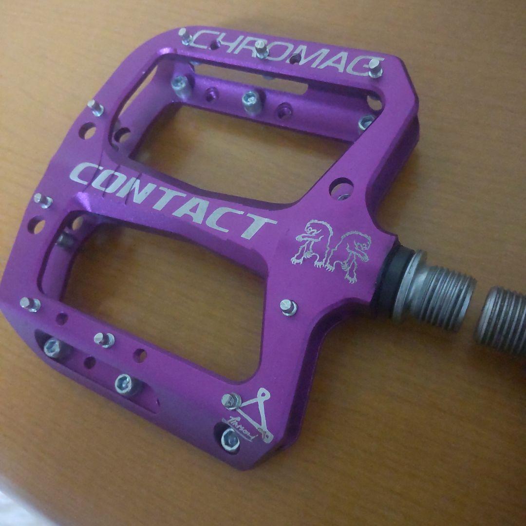 CHROMAG CONTACT フラットペダル パープル　MTB　クロマグ