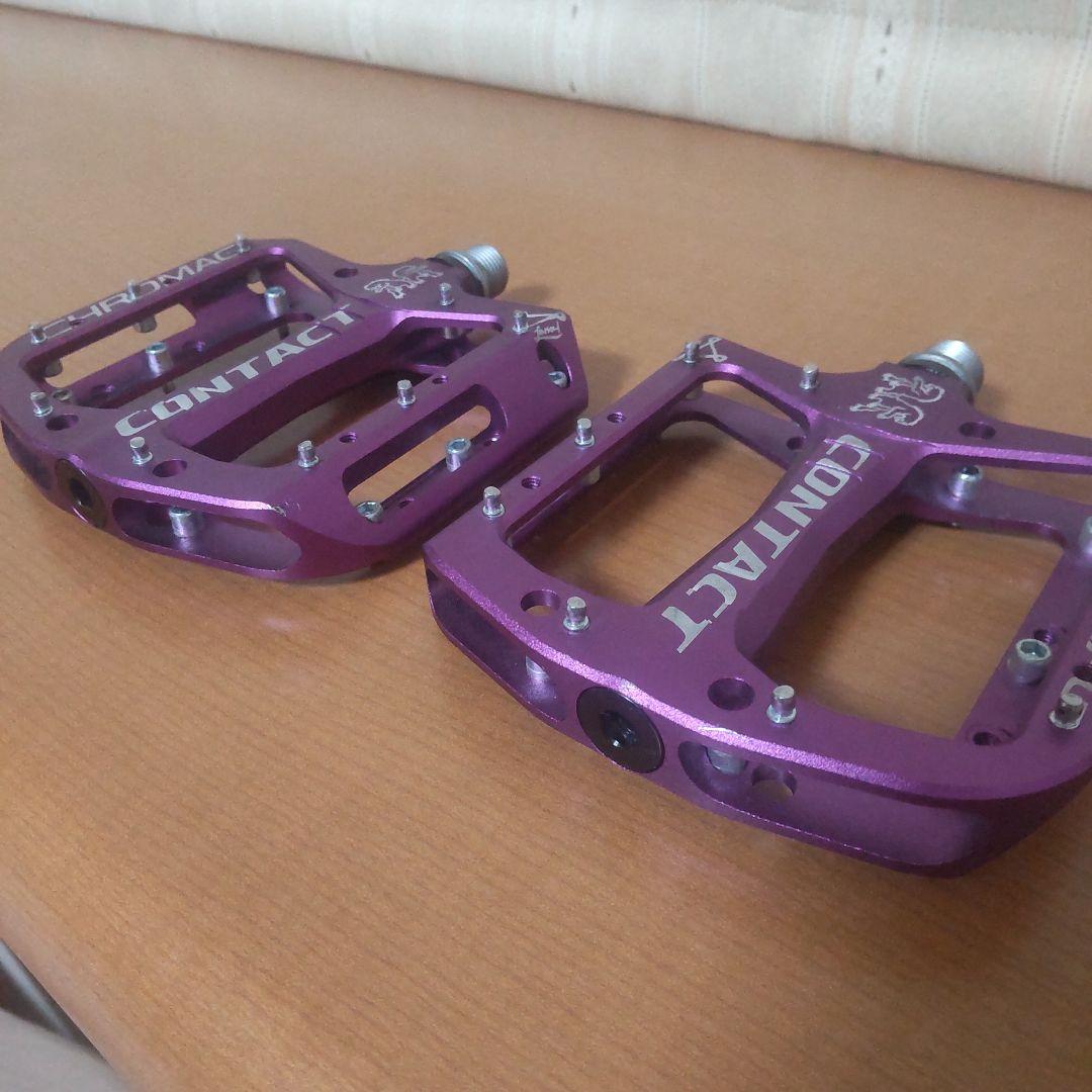CHROMAG CONTACT フラットペダル パープル　MTB　クロマグ