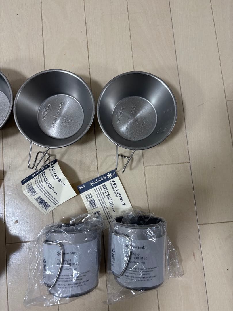 新品 スノーピーク チタンシェラカップ マグ コロダッチポット リフター セット