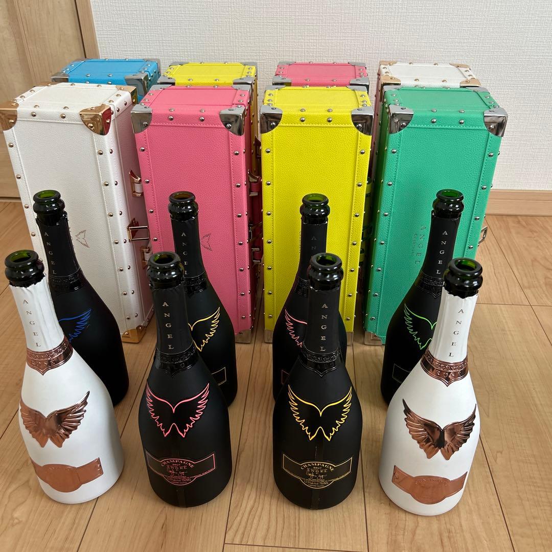 新品☆エンジェル シャンパン 空箱、空き瓶