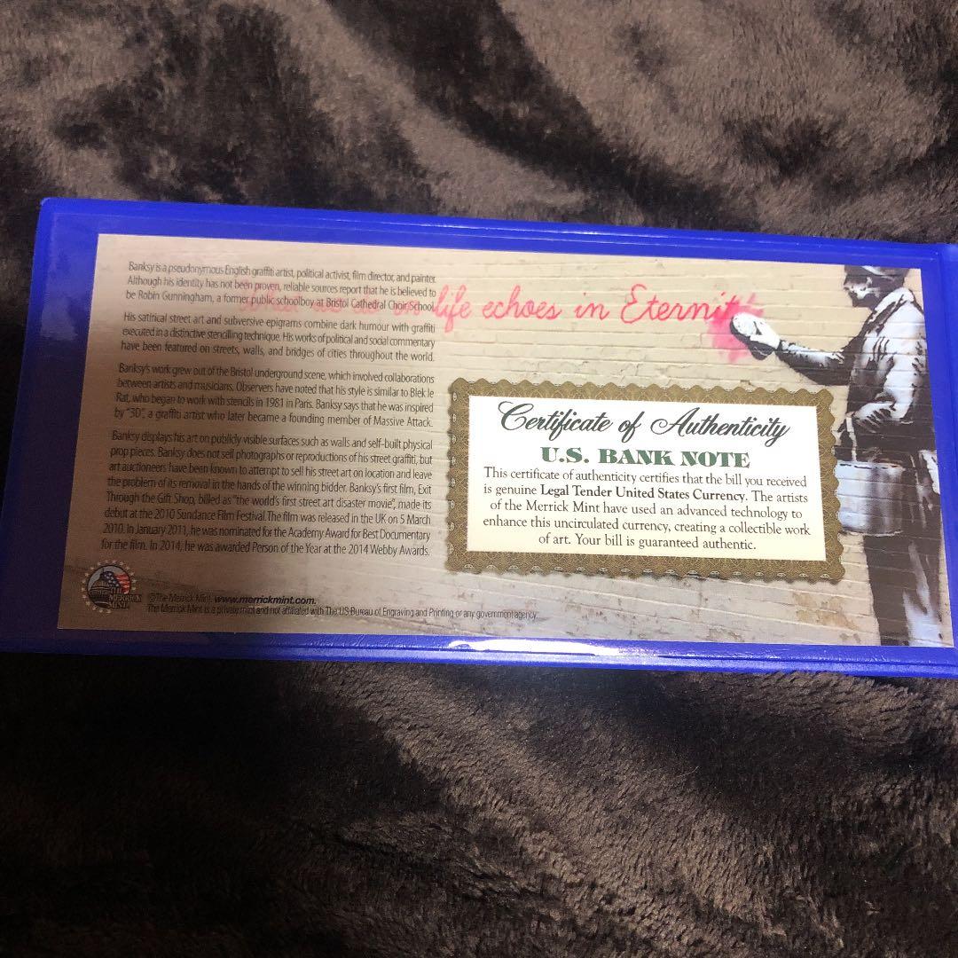 Banksy バンクシー　バルーンガールと猿の議会　紙幣