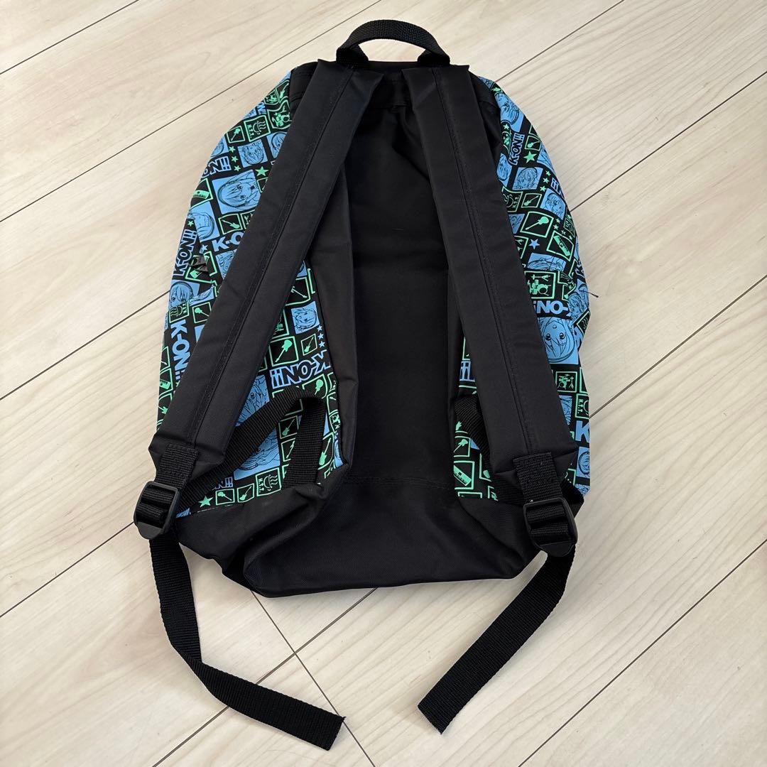 けいおん!! アウトドアリュック 黒 ブラック 青