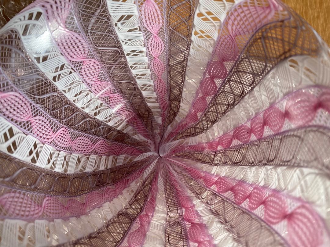 イタリア フィリグラーナ ボール ヴェネチアングラス ムラノ ガラス