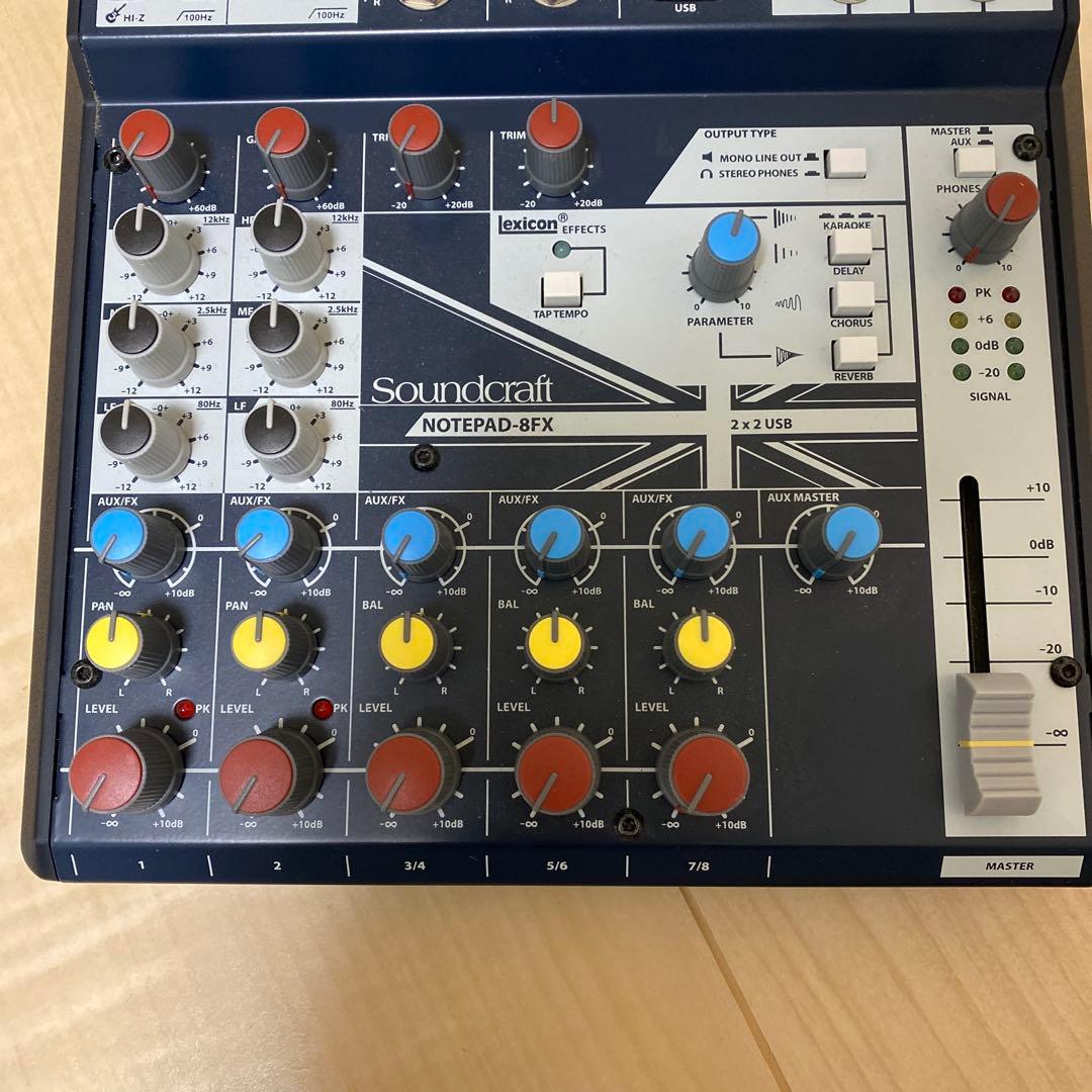 Soundcraft Notepad-8FX アナログミキサー