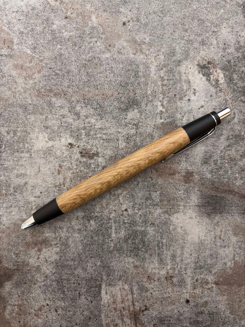 野原工芸 楢 シャーペン　新型　シルバー金具