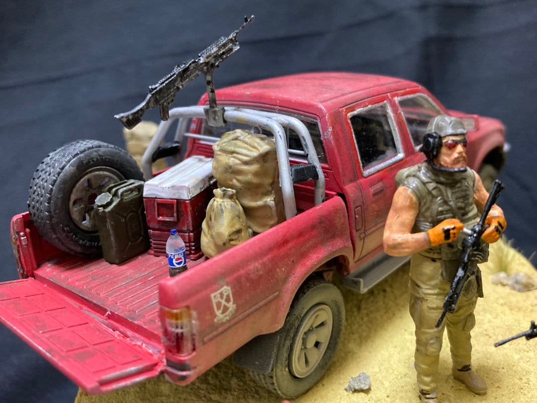 ワグネル、ソマリア　ミリタリー　ジオラマ