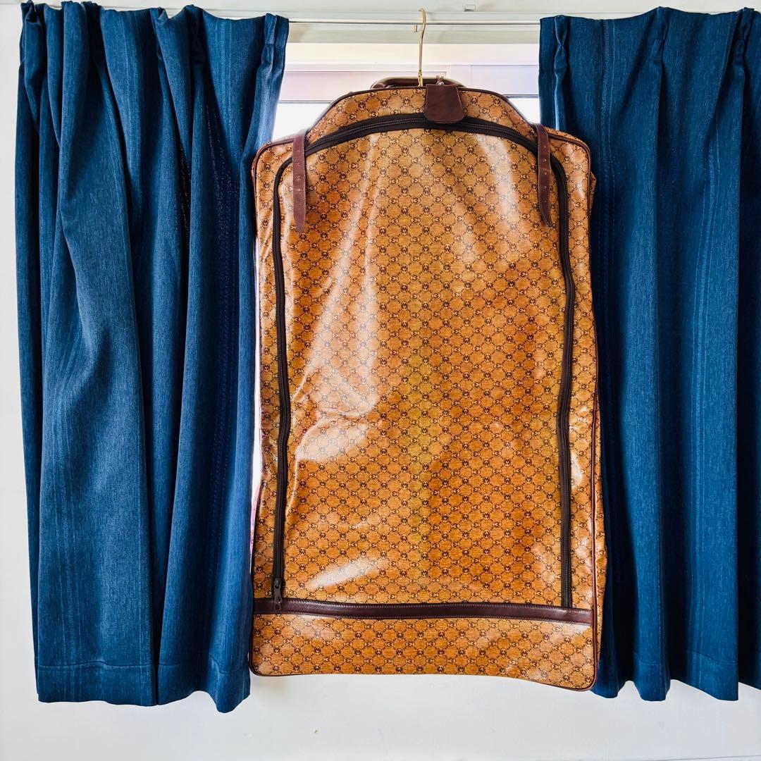 希少　モラビト　ガーメントケース　総柄　スーツケース　トランク　出張　ハンガー