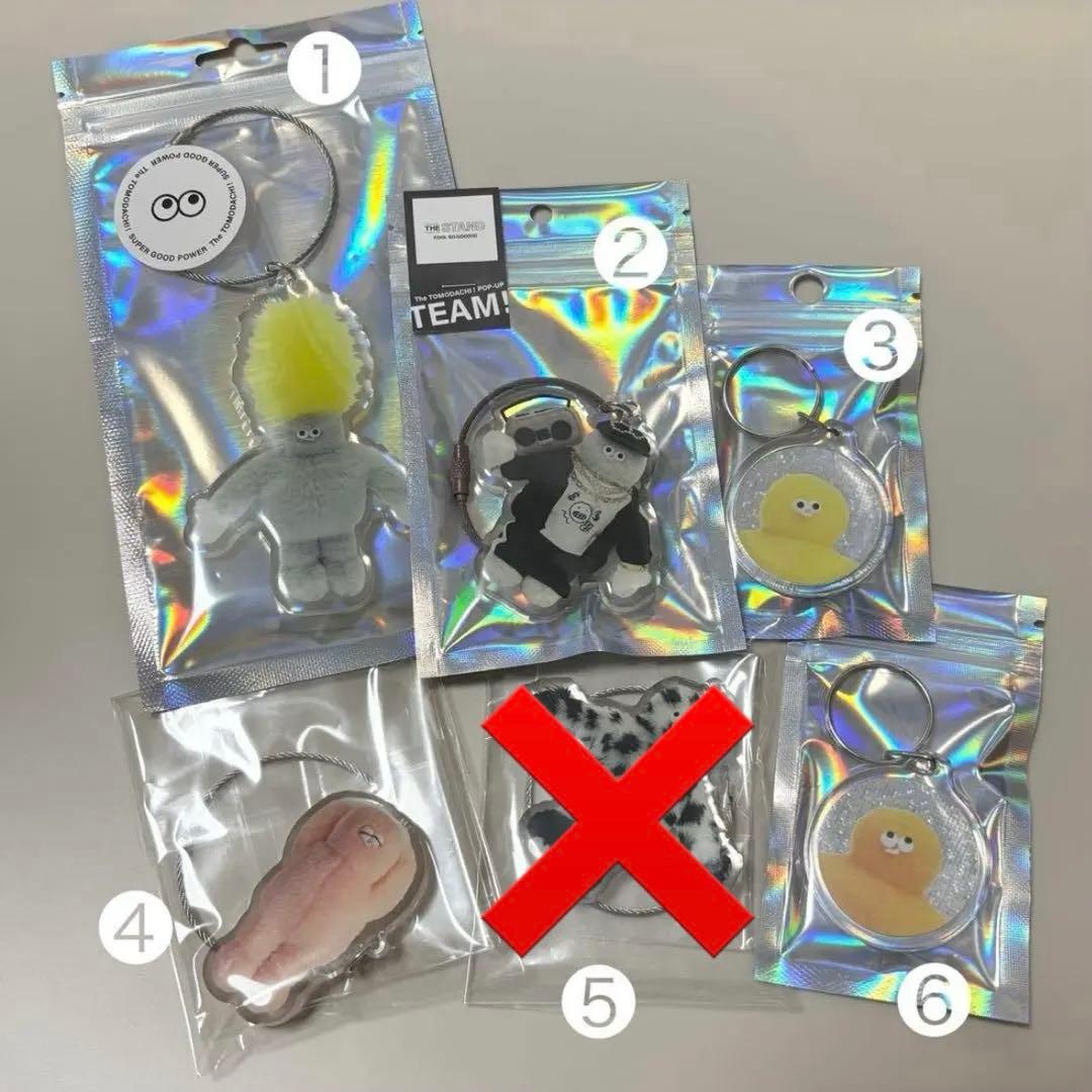 【バラ売り可】The TOMODACHI! アクリル キーホルダー 6点セット