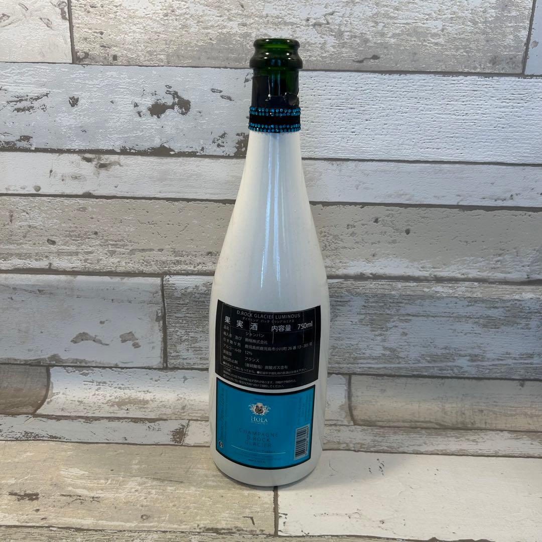 【空き瓶】シャンパン D.ROCK GLACIE 空瓶 ディスプレイ