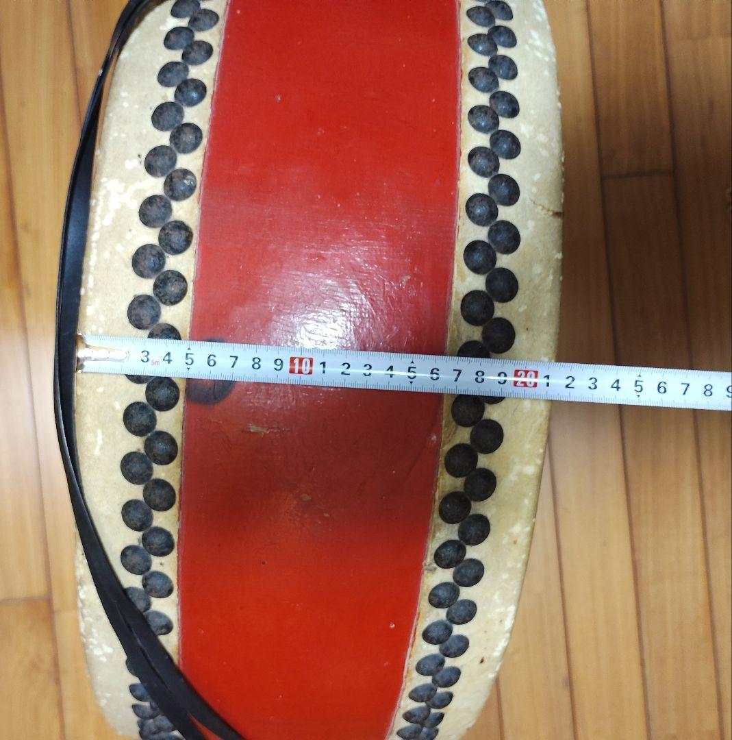 座敷用平太鼓 和太鼓 和楽器 木製スタンド付き 直径約55㎝