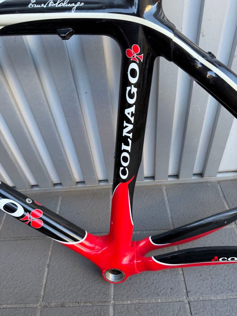 COLNAGO CX-ZERO カーボンフレームセット フォーク塗装割れ？