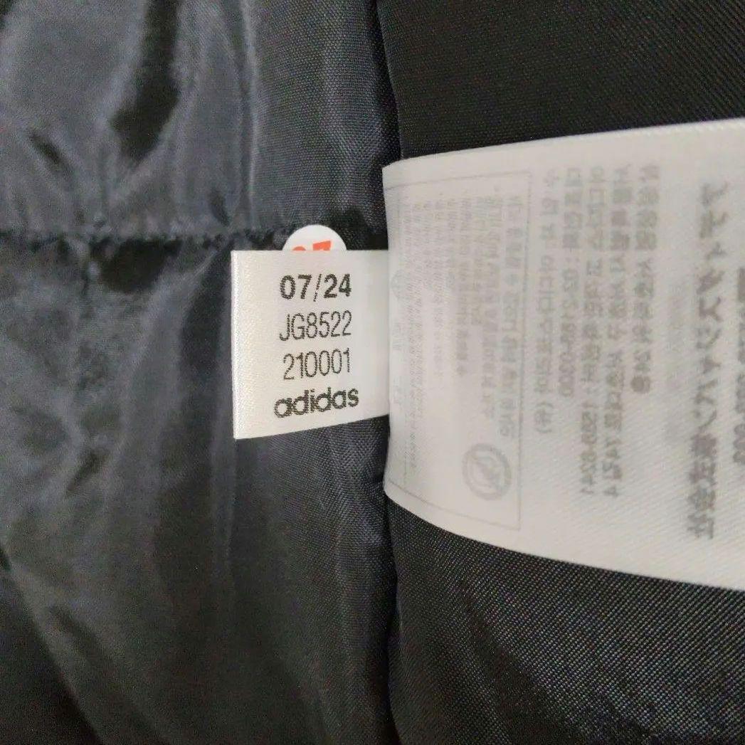 新品 アディダス KWX74 パデッドトラックジャケット 軽量 保温 黒 M