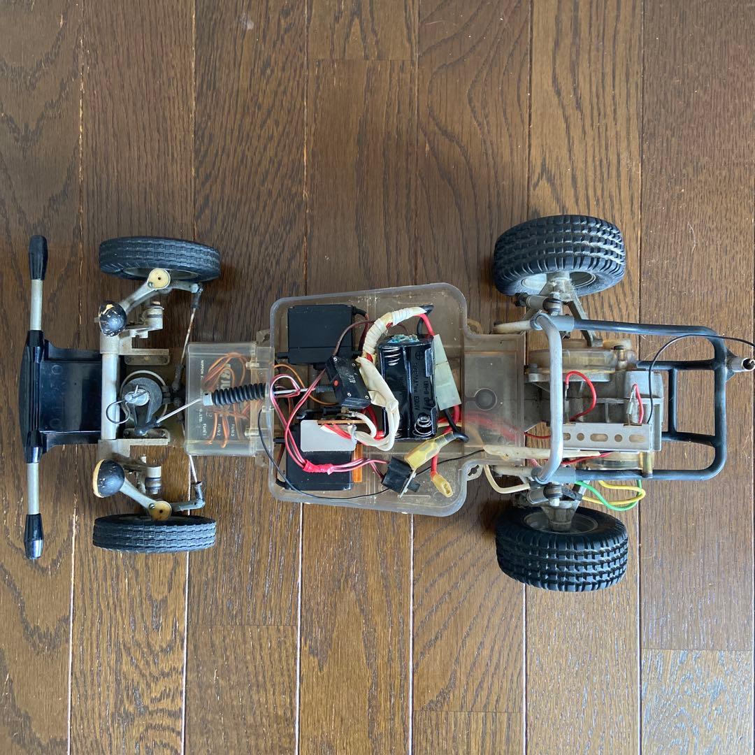 【ジャンク品】タミヤ 1/10スケール 昭和ビンテージバギー バギーチャンプ