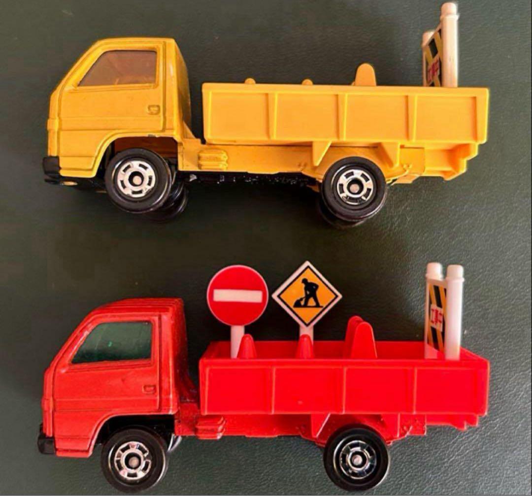 トミカ いすゞ エルフ 道路工事標識車 2台セット