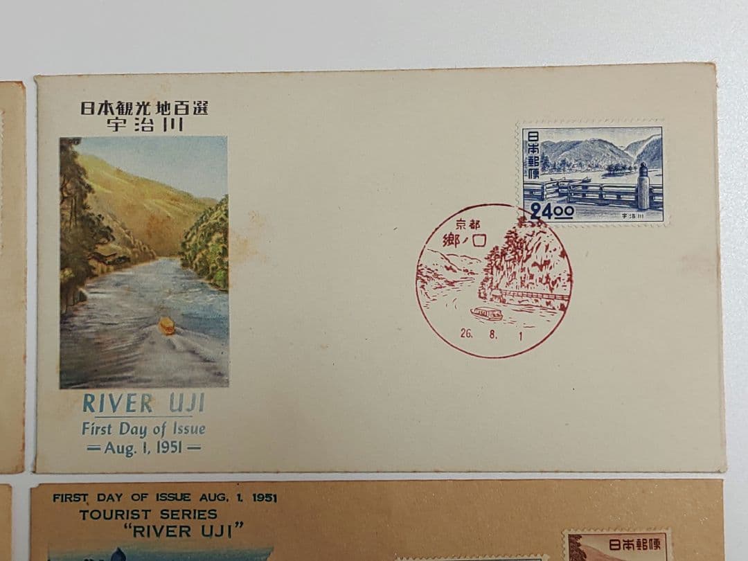 日本観光地百選 & 十選 TOURIST SERIES FDC 初日カバー 6点